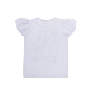 Tricou maneca scurta fete cu imprimeu flori, Ubs2 - Img 2