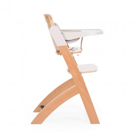 EVOSIT stolica za hranjenje + poslužavnik, natural/beige - Img 4