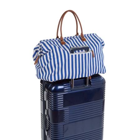 MOMMY BAG BIG, Stripes - Electric Blue/Light Blue - Img 10