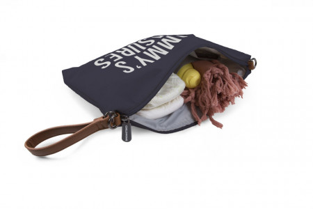 MOMMY'S TREASURES CLUTCH - NAVY WHITE - Img 5