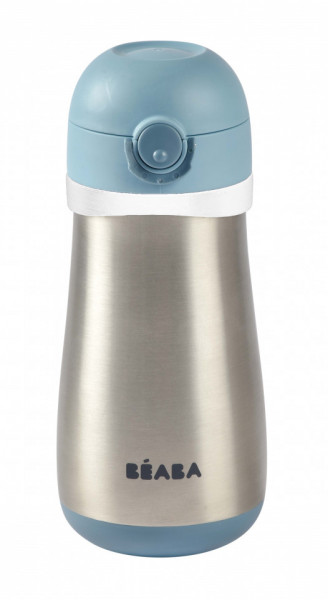 BEABA flašica od nerđajućeg 350ml, windy blue