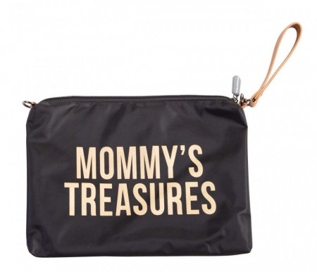 MOMMY'S TREASURES CLUTCH - BLACK GOLD