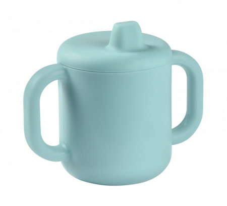 BEABA silikonska šolja za učenje 300ml, blue - Img 2