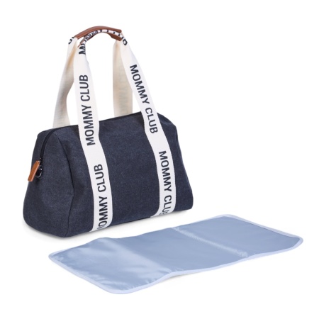 Mommy Club Nursery Bag - Signature - Canvas - Black - Img 6