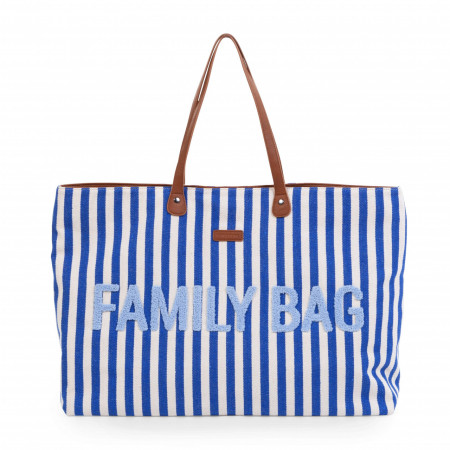 FAMILY BAG, Stripes - Electric Blue/Light Blue - Img 3