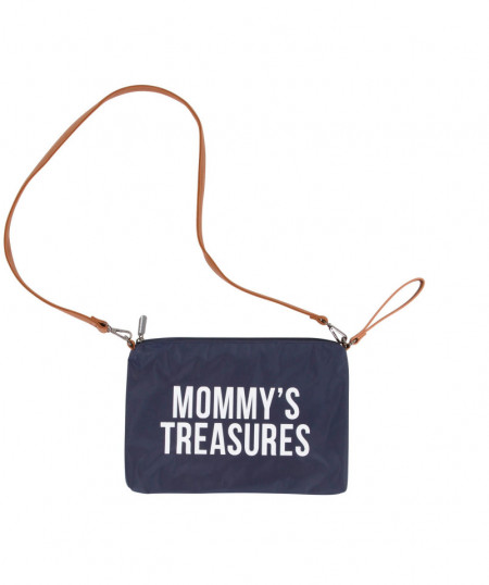 MOMMY'S TREASURES CLUTCH - NAVY WHITE - Img 2