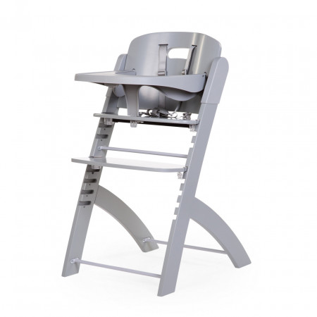 EVOSIT stolica za hranjenje + poslužavnik, stone grey