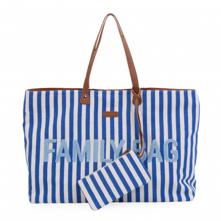 FAMILY BAG, Stripes - Electric Blue/Light Blue - Img 5