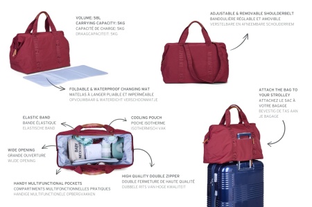 Mommy Bag ® - Signature - Urban Burgundy - Img 9