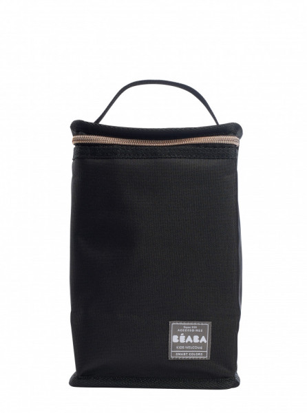 BEABA izotermalna torbica za ručak, black/pink gold