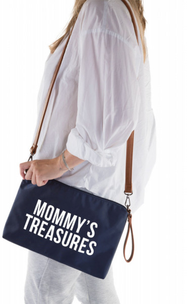 MOMMY'S TREASURES CLUTCH - NAVY WHITE - Img 3