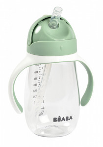 BEABA flašica sa slamčicom 300ml, sage green - Img 3
