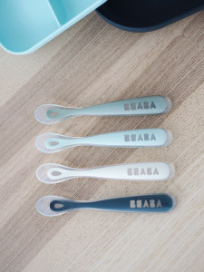 BEABA set od 4 ergonomične kašičice za bebe, storm - Img 2