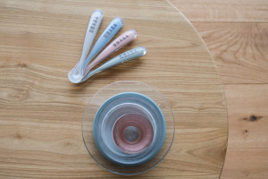 BEABA set od 4 ergonomske kašičice za bebe, eucalyptus - Img 4