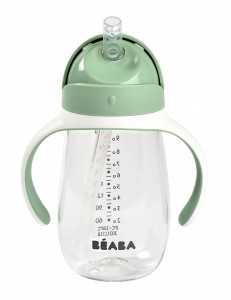 BEABA flašica sa slamčicom 300ml, sage green - Img 4