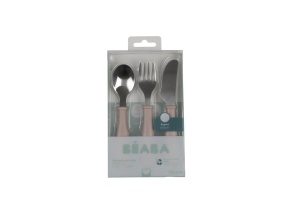 BÉABA set od 3 komada pribora za jelo od nerđajućeg čelika, cotton candy - Img 3