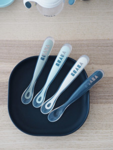 BEABA set od 4 ergonomične kašičice za bebe, storm - Img 3