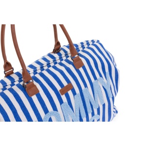 MOMMY BAG BIG, Stripes - Electric Blue/Light Blue - Img 11