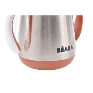 BEABA flašica nerđajući čelik sa slamčicom 250ml, terracotta - Img 6