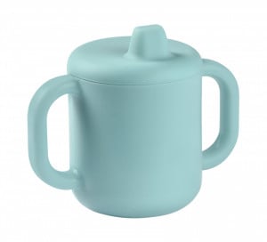 BEABA silikonska šolja za učenje 300ml, blue - Img 2