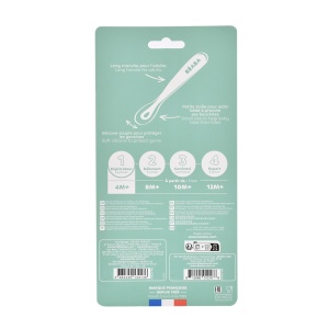 BEABA set od 4 ergonomične kašičice za bebe, galet - Img 2