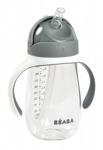BEABA flašica sa slamčicom 300ml, mineral grey - Img 3