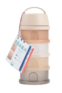 BEABA posuda za mleko u prahu/hranu, 4kom, clay - Img 2