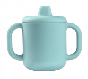 BEABA silikonska šolja za učenje 300ml, blue