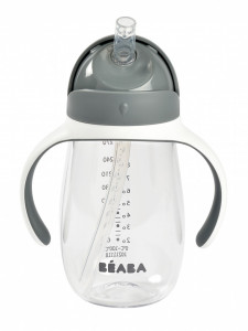 BEABA flašica sa slamčicom 300ml, mineral grey - Img 4