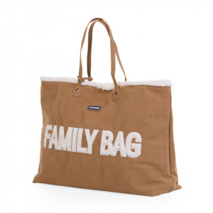 FAMILY BAG, SUEDE-LOOK