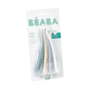 BEABA set od 4 ergonomične kašičice za bebe, galet - Img 3