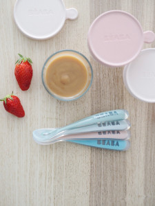 BEABA set od 4 ergonomske kašičice za bebe, eucalyptus - Img 2