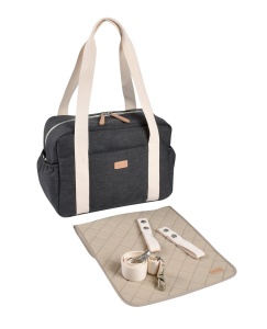 BEABA torba PARIS, dark heather grey - Img 2