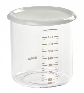 BEABA tritan posuda 420 ml, grey