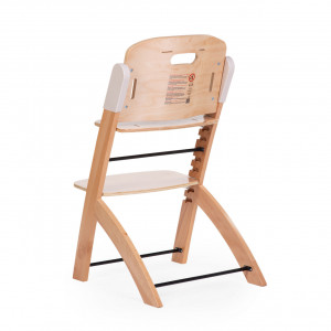 EVOSIT stolica za hranjenje + poslužavnik, natural/beige - Img 2