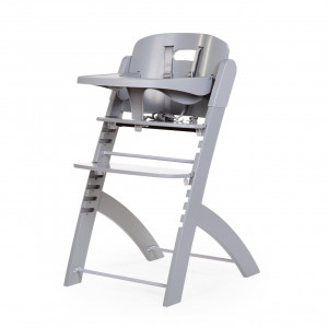 EVOSIT stolica za hranjenje + poslužavnik, stone grey