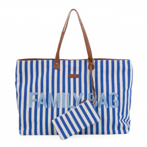 FAMILY BAG, Stripes - Electric Blue/Light Blue - Img 5