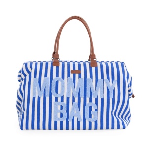 MOMMY BAG BIG, Stripes - Electric Blue/Light Blue - Img 8