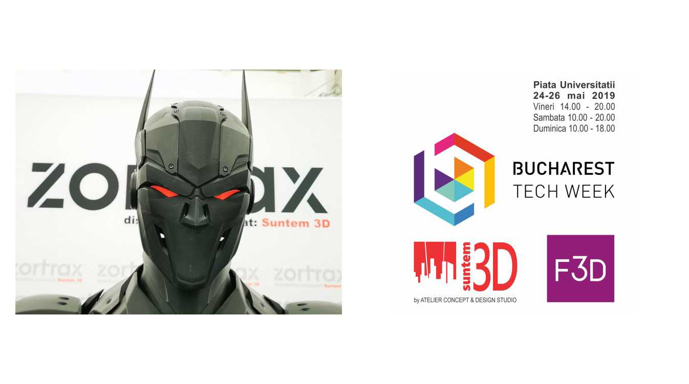 Ce s-a intamplat la Bucharest Technology Week 2019 la standul Suntem 3D / Filamente 3D