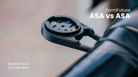 ASA vs ASA: compararea filamentelor Premium ASA, ApolloX și ReForm rApollo de la FormFutura