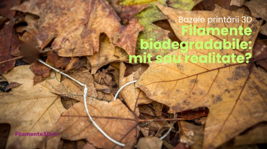 Filamente biodegradabile: mit sau realitate?