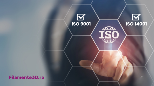 Certificări ISO 9001 și ISO 14001 - Ce înseamnă pentru tine ca și client Filamente3D.ro