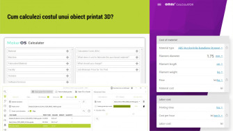 Cum calculezi costul unui obiect printat 3D?
