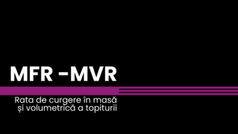 Raportul volum-debit de topire. Rata de curgere in masa a topiturii