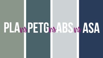 PLA vs. PETG vs. ABS vs. ASA: Care este cel mai bun filament 3D pentru tine?