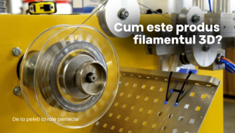 Cum este produs filamentul 3D? De la peleti la role perfecte