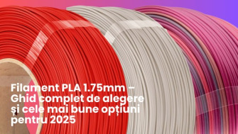 Filament PLA 1.75mm – Ghid complet de alegere si cele mai bune optiuni pentru 2025