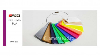 Review: Obiecte cu aspect matasos datorita filamentelor Silk Gloss PLA de la FormFutura