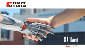 K1- mână protetică realizata cu ApolloX