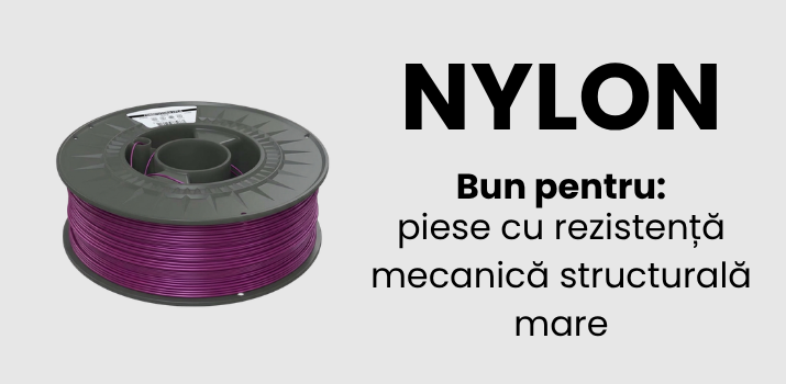Filamente PA Nylon Polymaker, FormFutura, Fiberlogy, Smart Materials 3D in stoc la Filamente3D